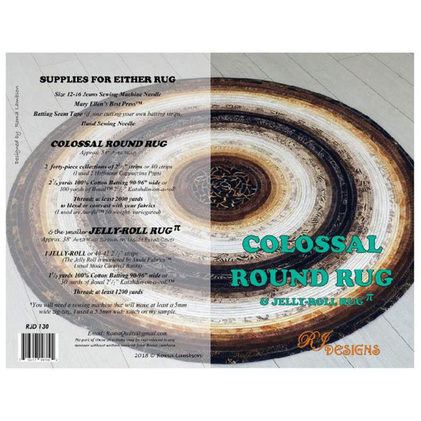 Colossal Round Rug PATTERN P139 by RJ Designs Riley Blake Designs