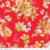 SALE Picnic Florals Main C14610 Red - Riley Blake Designs - Floral Flowers - Quilting Cotton Fabric