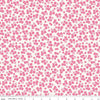 SALE Picnic Florals Ditsy C14613 Pink - Riley Blake Designs - Floral Flowers on Cream - Quilting Cotton Fabric