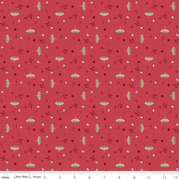 To Grandmother's House Grandma's Apple Pie C14373 Berry - Riley Blake Designs - Little Red Riding Hood - Quilting Cotton Fabric