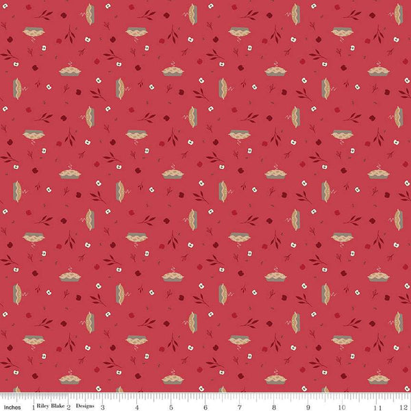 SALE To Grandmother's House Grandma's Apple Pie C14373 Berry by Riley Blake Designs - Little Red Riding Hood - Quilting Cotton Fabric