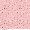 To Grandmother's House Grandma's Apple Pie C14373 Pink - Riley Blake Designs - Little Red Riding Hood - Quilting Cotton Fabric