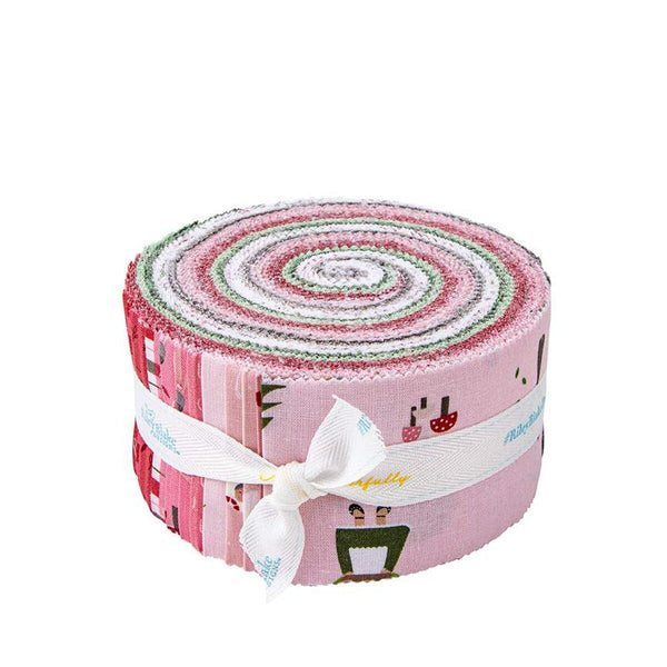 SALE To Grandmother's House 2.5 Inch Rolie Polie Jelly Roll 40 pieces - Riley Blake Designs - Precut Pre cut Bundle - Quilting Cotton Fabric