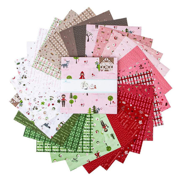 SALE To Grandmother's House Layer Cake 10" Stacker Bundle - Riley Blake Designs - 42 piece Precut Pre cut - Quilting Cotton Fabric