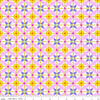CLEARANCE Splendid Tile C14313 White - Riley Blake Designs - Geometric Floral - Quilting Cotton Fabric