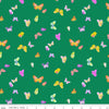 SALE Splendid Butterflies CD14315 Green - Riley Blake Designs - DIGITALLY PRINTED - Quilting Cotton