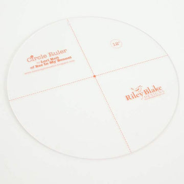 SALE Lori Holt Circle Ruler 12" - STRULER-4158 - Riley Blake Designs - Plastic