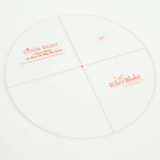 DEAL Lori Holt Circle Ruler 12" - STRULER-4158 - Riley Blake Designs - Plastic