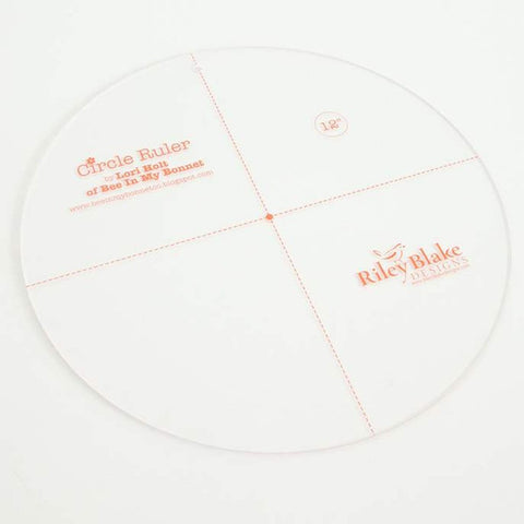 Lori Holt Circle Ruler 12" - STRULER-4158 - Riley Blake Designs - Plastic
