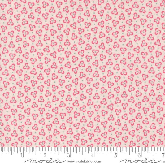Fat Quarter End of Bolt - SALE My Summer House Petals Blush Pink Floral Fabric - 3044 - Moda Fabrics Quilting Cotton Fabric
