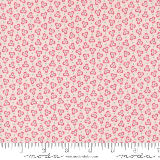 Fat Quarter End of Bolt - SALE My Summer House Petals Blush Pink Floral Fabric - 3044 - Moda Fabrics Quilting Cotton Fabric
