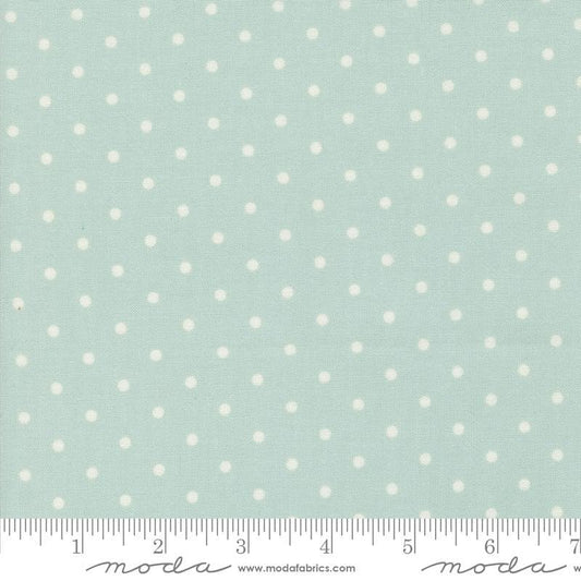 My Summer House Dottie Dots 3046 Aqua - Moda Fabrics - Dot Dotted - Quilting Cotton Fabric