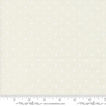 My Summer House Dottie Dots 3046 Cream White - Moda Fabrics - Dot Dotted - Quilting Cotton Fabric