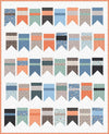 SALE Summer Bunting Quilt PATTERN P123 - Amy Smart - Riley Blake Designs - INSTRUCTIONS Only - Piecing Beginner & Fat Quarter Friendly