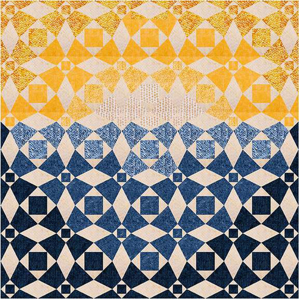 SALE Sunset at Sea Quilt PATTERN P199 by Ashley Hough - Riley Blake Designs - INSTRUCTIONS Only - Piecing 15 Pages