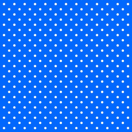 SALE Dots and Stripes and More Brights Mini Dot 28891 B Blue - QT Fabrics - Polka Dots Dotted - Quilting Cotton Fabric