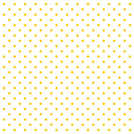 SALE Dots and Stripes and More Brights Mini Dot 28891 ZS Yellow on White - QT Fabrics - Polka Dots Dotted - Quilting Cotton Fabric