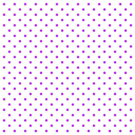 Dots and Stripes and More Brights Mini Dot 28891 ZV Purple on White - QT Fabrics - Polka Dots Dotted - Quilting Cotton Fabric