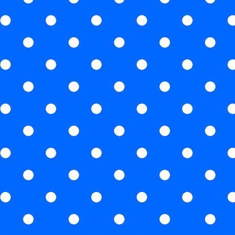 SALE Dots and Stripes and More Brights Small Dot 28892 B Blue - QT Fabrics - Polka Dots Dotted - Quilting Cotton Fabric
