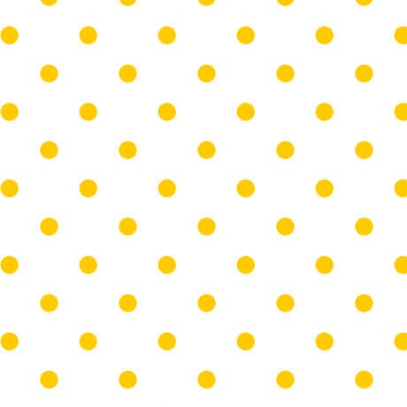 Dots and Stripes and More Brights Small Dot 28892 ZS Yellow on White - QT Fabrics - Polka Dots Dotted - Quilting Cotton Fabric