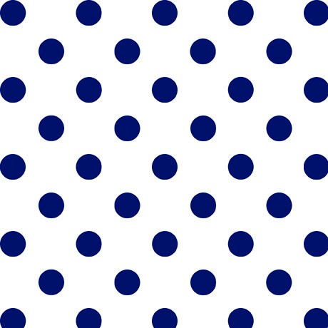 SALE Dots and Stripes and More Medium Dot 28893 ZN Navy on White - QT Fabrics - Polka Dots Dotted - Quilting Cotton Fabric