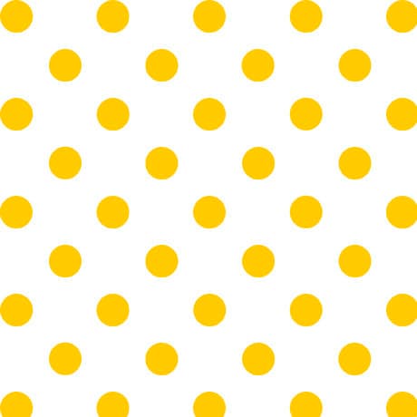 SALE Dots and Stripes and More Brights Medium Dot 28893 S Yellow on White - QT Fabrics - Polka Dots Dotted - Quilting Cotton Fabric