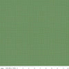 SALE Tulip Cottage Stitches C14267 Green - Riley Blake Designs - Geometric Xs Dots - Quilting Cotton Fabric
