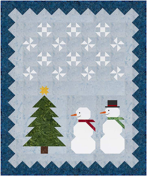 SALE Winter's Walk Quilt PATTERN P200 by Jen Daly Quilts - Riley Blake Design - INSTRUCTIONS Only - Piecing Simple Applique Embroidery