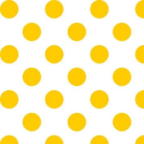 SALE Dots and Stripes and More Brights Large Dot 28894 ZS Yellow on White - QT Fabrics - Polka Dots Dotted - Quilting Cotton Fabric