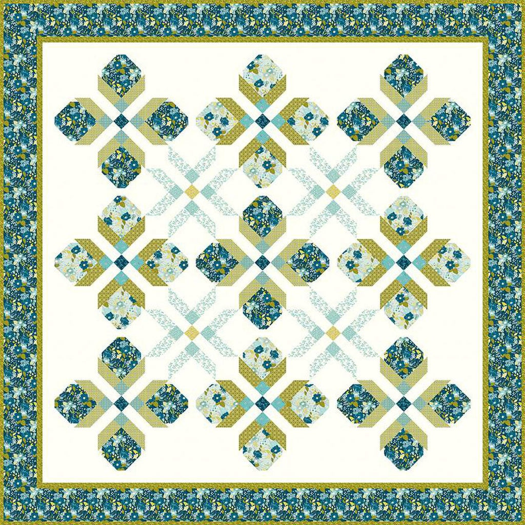 SALE Budding Stars Quilt PATTERN P157 by Sandy Gervais - Riley Blake Designs - INSTRUCTIONS Only - Piecing On Point