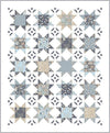 SALE Romance Quilt PATTERN P165 - Bright Corner - Riley Blake Designs - INSTRUCTIONS Only - Piecing Fat Quarter Friendly - Multiple Sizes
