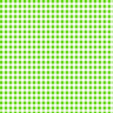 CLEARANCE Dots and Stripes and More Brights PRINTED Mini Gingham 28895 G Green White - QT Fabrics - Checks - Quilting Cotton Fabric