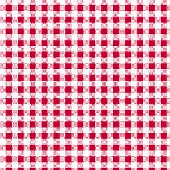 Fat Quarter End of Bolt - CLEARANCE Dots and Stripes and More PRINTED Medium Gingham 28896 R Red White - QT Fabrics - Quilting Cotton Fabric
