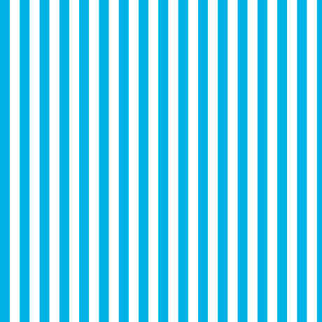 Dots and Stripes and More Brights Small Stripe 28898 Q Turquoise White - QT Fabrics - Stripes Striped - Quilting Cotton Fabric