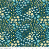 Fat Quarter End of Bolt - Feed My Soul Main Flower Garden C14551 Navy - Riley Blake Designs - Floral Flowers - Quilting Cotton Fabric