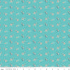 SALE Feed My Soul Tossed Floral C14553 Sky - Riley Blake Desings - Flower Flowers - Quilting Cotton Fabric