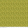 Feed My Soul Leaves C14554 Olive - Riley Blake Designs - Leaf Sprigs Berries - Quilting Cotton Fabric
