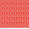 SALE Feed My Soul Leaves C14554 Red - Riley Blake Designs - Leaf Sprigs Berries - Quilting Cotton Fabric