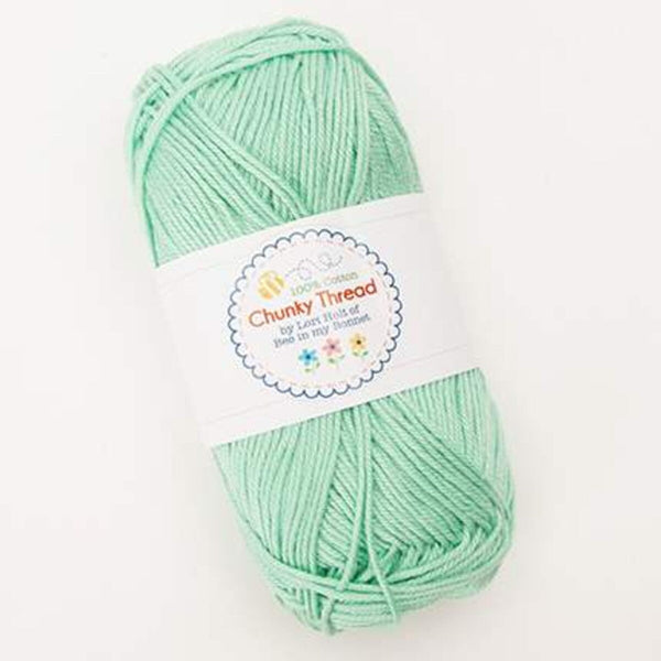 SALE Lori Holt Chunky Thread STCT-10905 Sweet Mint - Riley Blake - 100% Cotton Sport Weight Yarn - 50 Grams - Approx 140 Yards or 128 Meters