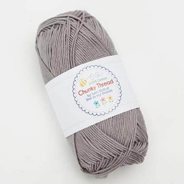 DEAL Lori Holt Chunky Thread STCT-11549 Riley Gray - Riley Blake - 100% Cotton Sport Weight Yarn - 50 Grams - Approx 140 Yards or 128 Meters