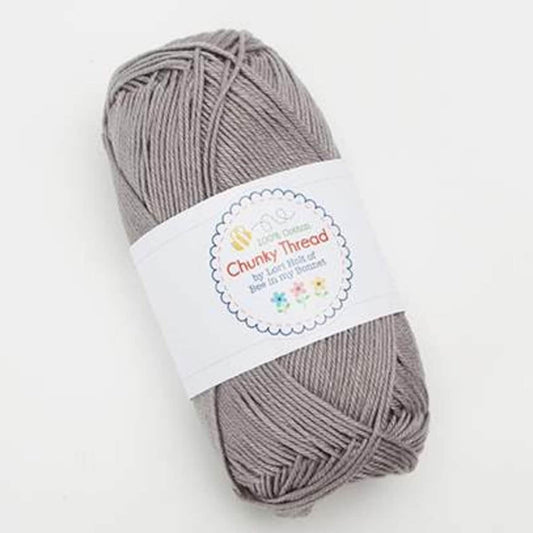 DEAL Lori Holt Chunky Thread STCT-11549 Riley Gray - Riley Blake - 100% Cotton Sport Weight Yarn - 50 Grams - Approx 140 Yards or 128 Meters