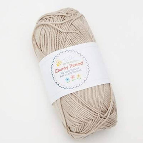 Lori Holt Chunky Thread STCT-11550 Linen - Riley Blake - 100% Cotton Sport Weight Yarn - 50 Grams - Approx 140 Yards or 128 Meters