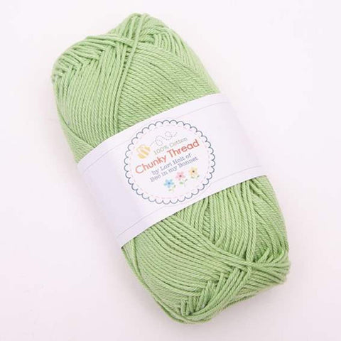 SALE Lori Holt Chunky Thread STCT-2669 Spring Green - Riley Blake - 100% Cotton Sport Weight Yarn - 50 Grams - Approx 140 Yds or 128 Meters