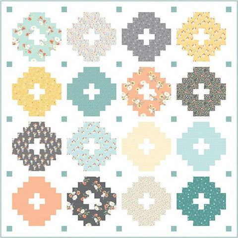 SALE Beluga Quilt PATTERN P143 by Material Girl Quilts- Riley Blake Designs - INSTRUCTIONS Only - Piecing Fat Quarter Friendly