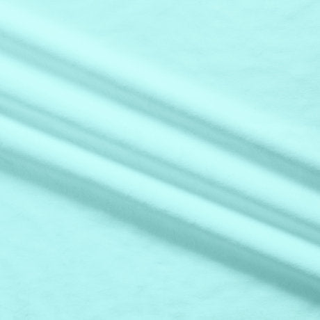 SALE Silky MINKY Solid 60" Wide Width 7580 Aquamarine - QT Fabrics - Low Stretch Low Fluff - 100% Polyester