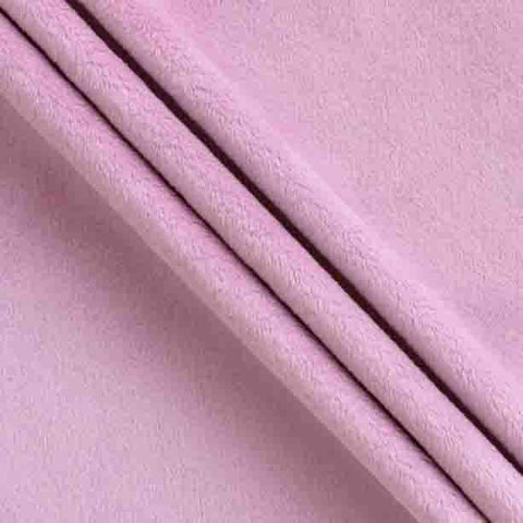 SALE Silky MINKY Solid Extra Wide Width 90" 7581 Dusty Rose - QT Fabrics - Low Stretch Low Fluff - 100% Polyester