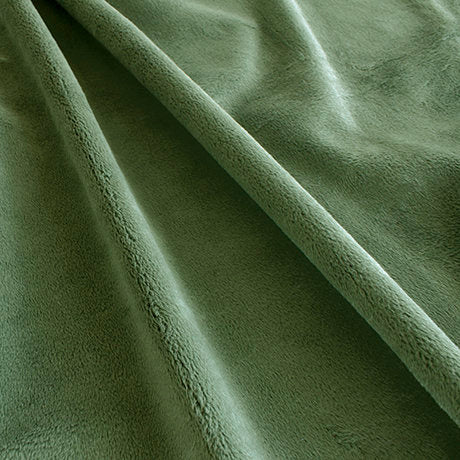 SALE Silky MINKY Solid Extra Wide Width 90" 7581 Hunter - QT Fabrics - Low Stretch Low Fluff - 100% Polyester