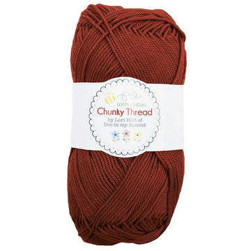 SALE Lori Holt Chunky Thread STCT-25449 Terracotta - Riley Blake - 100% Cotton Sport Weight Yarn - 50 Grams - Approx 140 Yards or 128 Meters