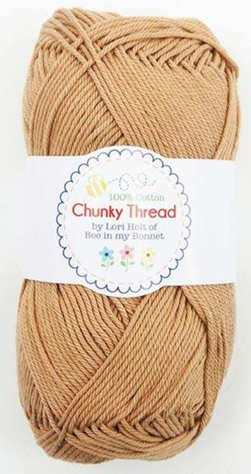 DEAL Lori Holt Chunky Thread STCT-8523 Nutmeg - Riley Blake - 100% Cotton Sport Weight Yarn - 50 Grams - 140 Yards or 128 Meters