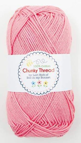 SALE Lori Holt Chunky Thread STCT-8524 Peony - Riley Blake - 100% Cotton Sport Weight Yarn - 50 Grams - Approx 140 Yards or 128 Meters